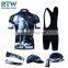 Mens full sublimation custom dri fit cycling jersey