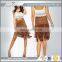 High Class Artificial tassels chamois skirt for fashion female