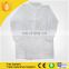 Hospital disposable PP workwear nonwoven lab coat with button &collar