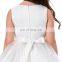 Grace Karin Sleeveless Flower Decorated Flower Girl Princess White Wedding Pageant Party Dress CL010417-1