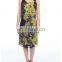 Jacquard Lace Spaghetti Strap Dress Lady Sexy Wear Evening Dress Party Wear