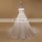 Classical Boat Neck Speical Lace Ball Wedding Dress Long Tail Lace Up