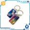 Custom Design Cities Custom Metal Plain Key Rings Zinc Alloy Chain Color Keychain