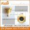 LPG Brass Camping Valve Inlet M22 Outlet M16 for 6kg Gas Cylinder Repairing