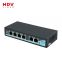 Hot Selling 6 Port POE switch With 4*1000M POE Ports and 2*1000M Ethernet RJ45 Ports