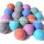 cusotomize size and color scented wool dryer balls