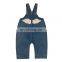 6418/Spring newest high quality girls overalls pants all-match fashion suspender pants for girl