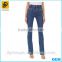 Latest Style Wholesale Custom Fashion Women Trousers Washed Tight Jeans