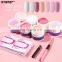 Nail extension builder gel set pink white poly gel kit