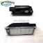 Carest 2Pcs Car LED Number License Plate Light SMD3528 For Renault Clio Laguna 2 Megane 3 Twingo Master Vel Satis