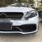 Auto Body Parts Car Bumpers for Mercedes-benz C-class W205 Facelift C63 AMG Body Kit 2014 2015 2016 2017 2018