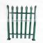 Industrial 12x12m Galvanized Palisades Fence Powder Coated Steel 2700mm High Green/ Black Fencing, Trellis & Gates Metal Green