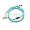 10meters 8Cores MPO to LC Male OM3 optic fiber fanout cable patch cords mpo lc breakout cable mtp to 4x lc