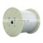 Manufacturing gyfxtby 6 core flat drop cable frp messenger single mode fiber optic cable price