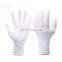 13Gauge Stretchable Polyester Seamless Shell Ultra Light Pu Safety Working Luvas Pu Palm Dipped Gloves For Painter Construction