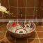 Western antique chinese ceramic colored bathroom sink hand wash bowls