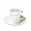 Luxury Gold Line White Porcelain Tableset Dinner Plate Tea Coffee Mug Ceramic  Dinnerware Sets