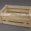 Plain Unpainted Wooden Set Crate Storage Box Small Craft Box