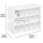 Living Room White wood shoe organizer box Shoe cabinet