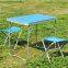 Portable Folding Picnic Outdoor Table Metal Square Modern BBQ Mini Table