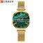 Curren 9076L Classic Brand Women Quartz Watches Simple Analog Water Proof New Women's Bracelet Wristwatch