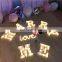 Party Celebration Love Alphabet Arabic Number Marquee Lights LED Channel Letter Logo Sign 3d Led Letter Sign Night Light