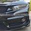 Modified parts TYPE-R front bumper complete body kit for HONDA CIVIC 2016-2021 upgrade