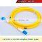 single mode G652D G657A 3.0mm yellow cable 3m length LC/UPC-LC/UPC fiber optic jupmer optical fiber patch cord