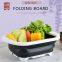 Kitchen Accessories Home and Kitchen Gadgets Tray Kitchen Chopping Board Tool Foldable Folding Fruit Vegetable Washing Storage Drain Basket