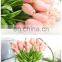 Wholesale Decoration Gift China Wedding Bouquet High Quality Faux Plants Flowers Decorative Artificial Latex Tulips Flower