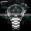 SINOBI Masculine Luminous Dual Time Display Quartz Handwatches Montre Homme Multi-function Classical WristwatchesS9731G01/G02-D