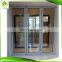 Modern sliding fiberglass frame black aluminum profile entrance folding glass patio doors
