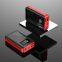 chargers power banks with digital display and charging cables in