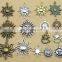 42pcs Charms Sun Cloud Antique Silver Color Mixed Pendants DIY Making Findings Tibetan Handmade Jewelry Findings