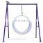 plastic round swing chair hanging color changing illuminated led garden patio swing chair lighted outdoor furniture