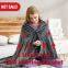 Hot Sale Grey Portable Electric Blanket/ Winter Dark Grey Electric Blanket/ Livingroom USB Electri Blanket/