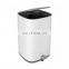 10L Stainless Steel Step Bin Square Shape Foot Pedal Dustbins Trash Can