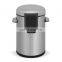 Metal 30L Dustbin Stainless Steel Trash Bin with Pedal Waste Container