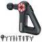 Wholesale factory cost mini massage gun 9 electronic gears with 9 massager heads, Custom logo free