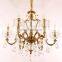 modern luxury decorative gold pendant lamp living room luxury crystal brass lamp small chandelier