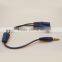 3.5mm 1 input to 2 output male to femail "Splitter Audio Cable"