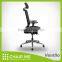 Black Backrest, Black Mesh, Black Seat Office Mesh Chair with Aluminum Adjustable Armrest and 3D Headrest Aluminum Base