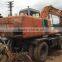 Used Japan Wheel Excavator Hitachi EX100WD-1 For Sale