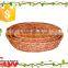 3 pieces round maize tray:handmade baskets,easter basket,hamper basket
