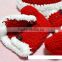 2016 New Arrival Saint Claus Set Crochet Hat and Boot Set Baby Photography Props