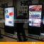huge iphone type floor standing multiple touch windows 7 OS kiosk