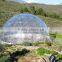 Geodesic dome marquee Event geodesic dome tent Half white and half transparent PVC200person600person for sale