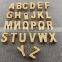 OEM DIY JEWELRY Silver/Gold/Rose Gold Slide Initial Letter Charms