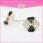 factory welcome custom design crystal zinc alloy fancy stud earring