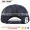 100% cotton custom black plain unisex mesh trucker hat